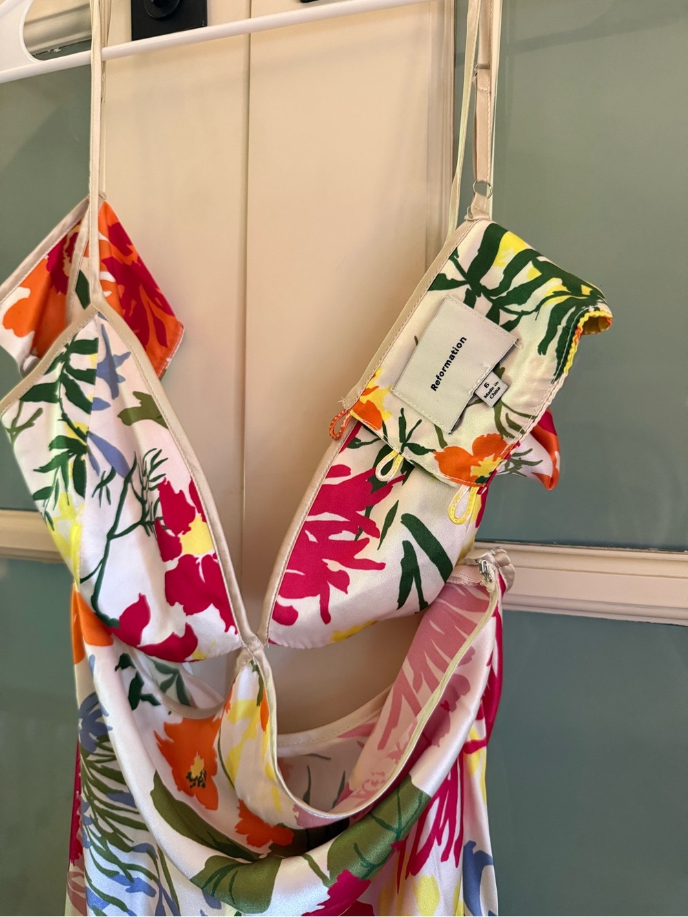 Reformation Poppies Silk Dress - Picture 7 of 8